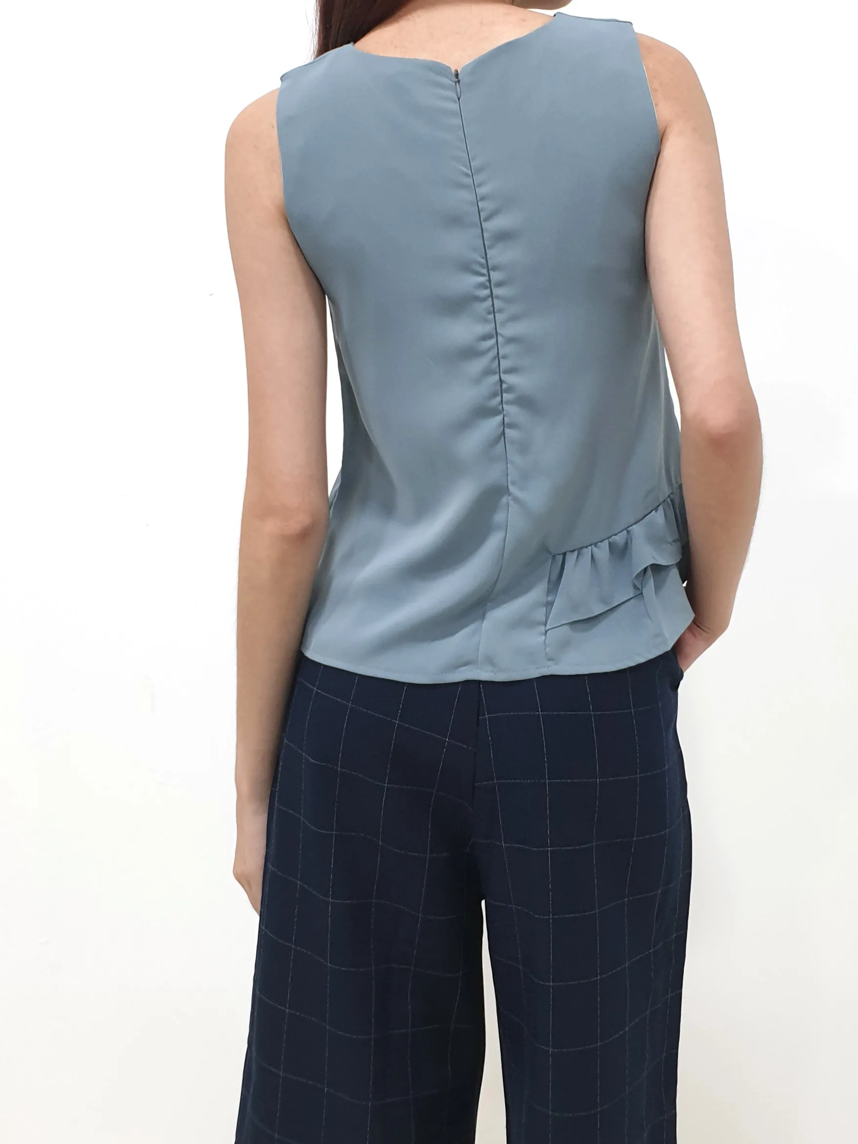 Side Ruffles Top (Non-returnable)