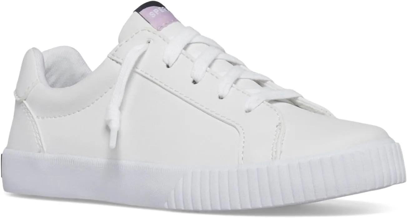 Sperry Kids Footwear Bermuda Sneaker, White, 4 US Unisex Big Kid