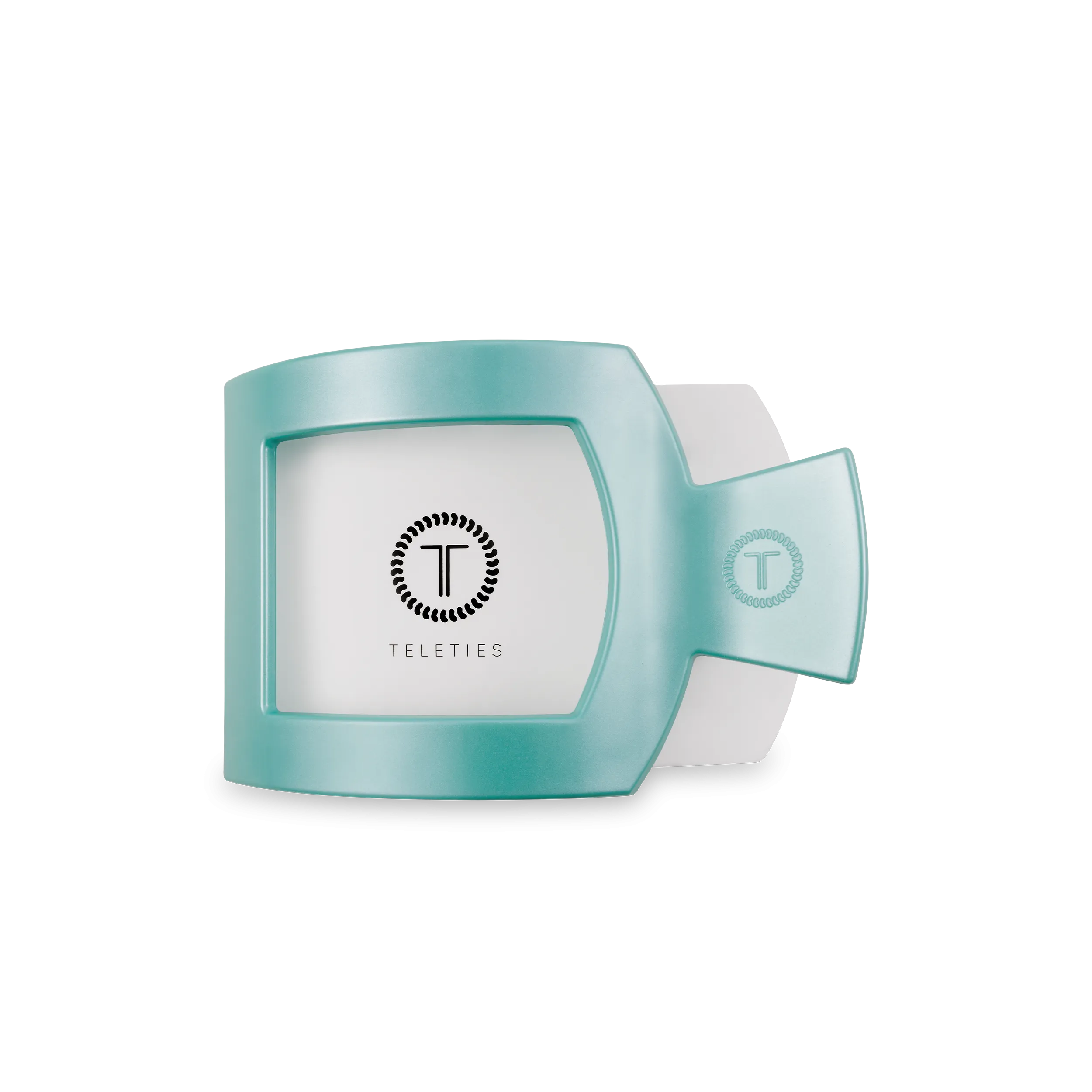 Square Flat Hair Clip | Medium | Totally Turquoise