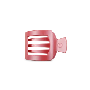 Square Flat Hair Clip | Small | Calming Coral