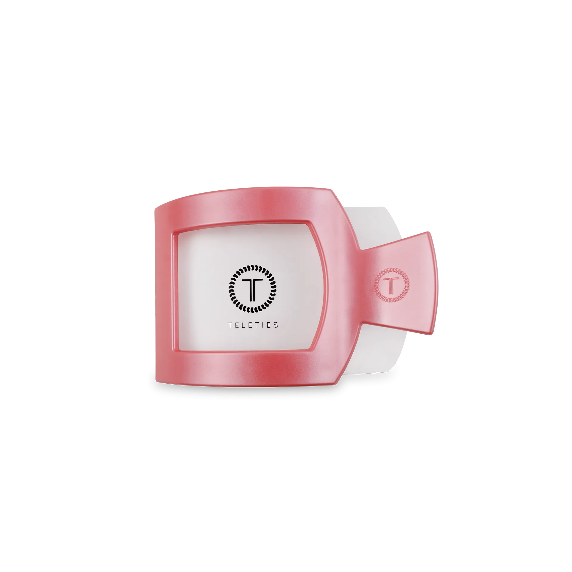 Square Flat Hair Clip | Small | Calming Coral