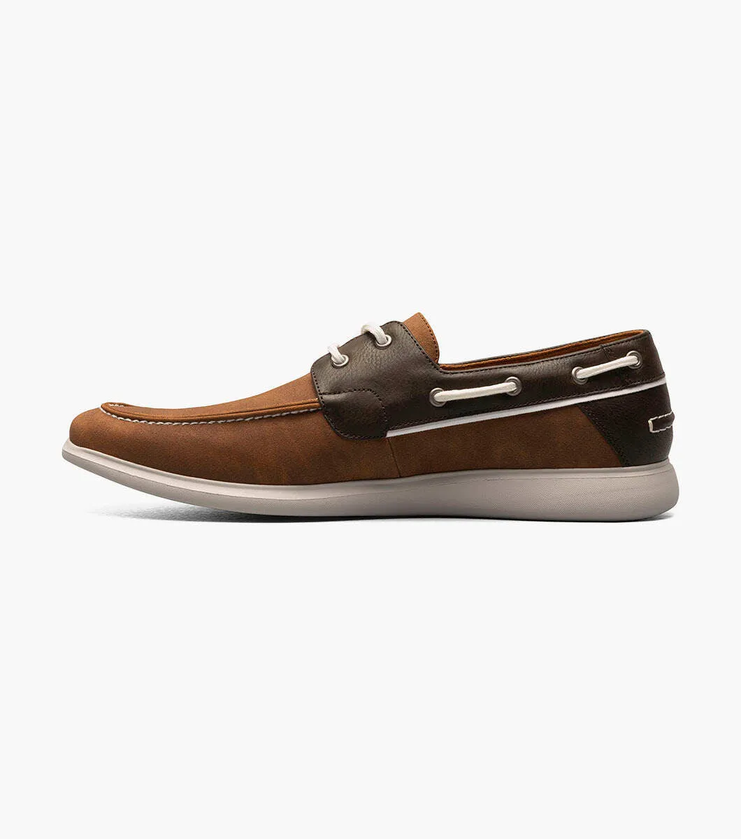 Stacy Adams REID 25592-229 Moc Toe Lace Up Cognac Multi