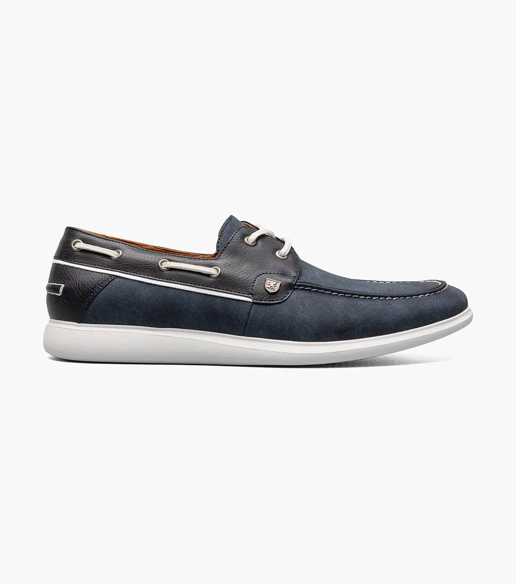 Stacy Adams REID 25592-410 Moc Toe Lace Up Navy