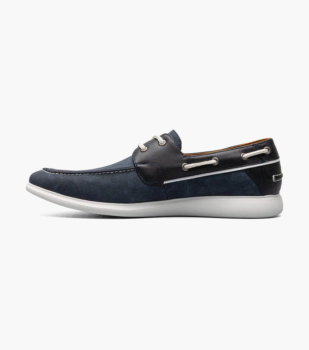 Stacy Adams REID 25592-410 Moc Toe Lace Up Navy