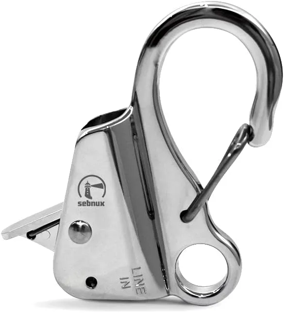 Stainless Steel Boat Fender Clip Boat Fender Quick Release Clip Boat Bumper for Docking Ideal for Boat Docking