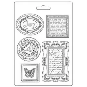 Stamperia  - Soft Mould A5 -  Blue Land plates