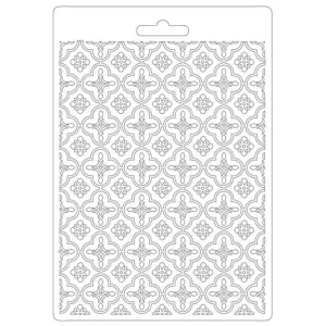 Stamperia -  Texture Impression - Soft Mould A5 - Lady Vagabond Lifestyle Metal texture *