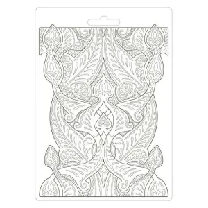 Stamperia -  Texture Impression - Soft Mould A5 - Romantic Horses Saddle Pattern*