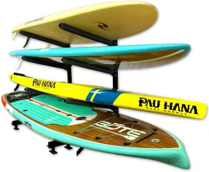 StoreYourBoard Paddleboard Dock Storage Rack, Outdoor Over The Water SUP Mount, Heavy-Duty Metal Pier Stand, Holds 400 lbs