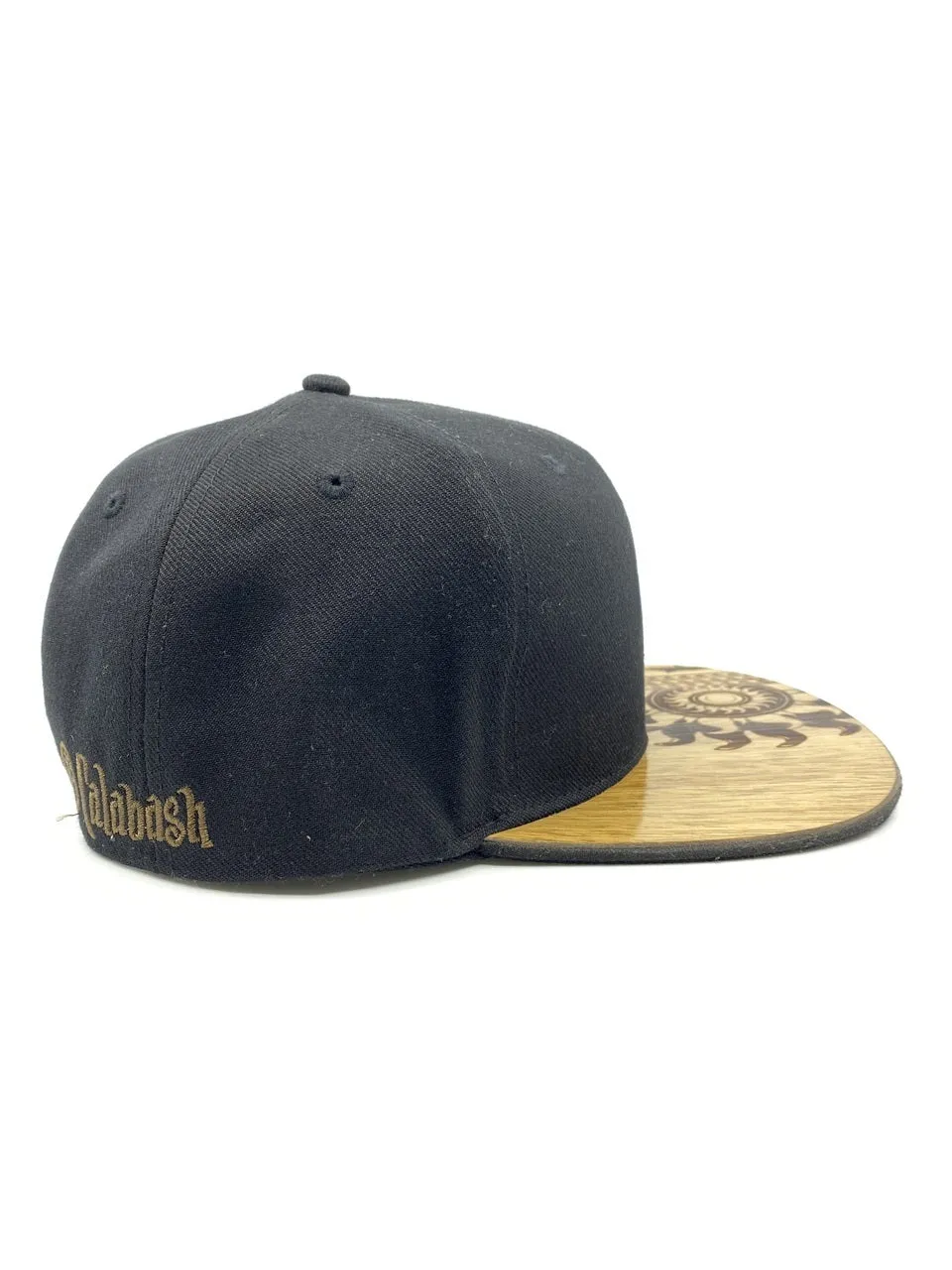 Sunshark Koa Wood Hat - Flat Bill