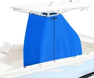 T-Top Center Console Cover for Boat, 600D Heavy Duty Waterproof Tear-Resistant Polyester T Top Boat Cover, Blue(69" L x 47" W x 72" H)
