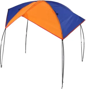 Tbest Inflatable Kayak Awning Canopy, Boat Sun Shade Shelter, 2/3/4 Persons Boat Sun Shelter Sailboat Awning Cover Fishing Canopy Tent Sun Shade Waterproof and UV Protection