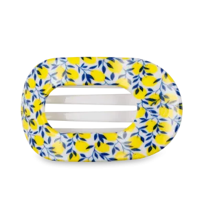Teleties Large Flat Round Clip Limoncello