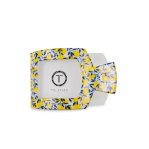 Teleties Medium Flat Square Clip Limoncello