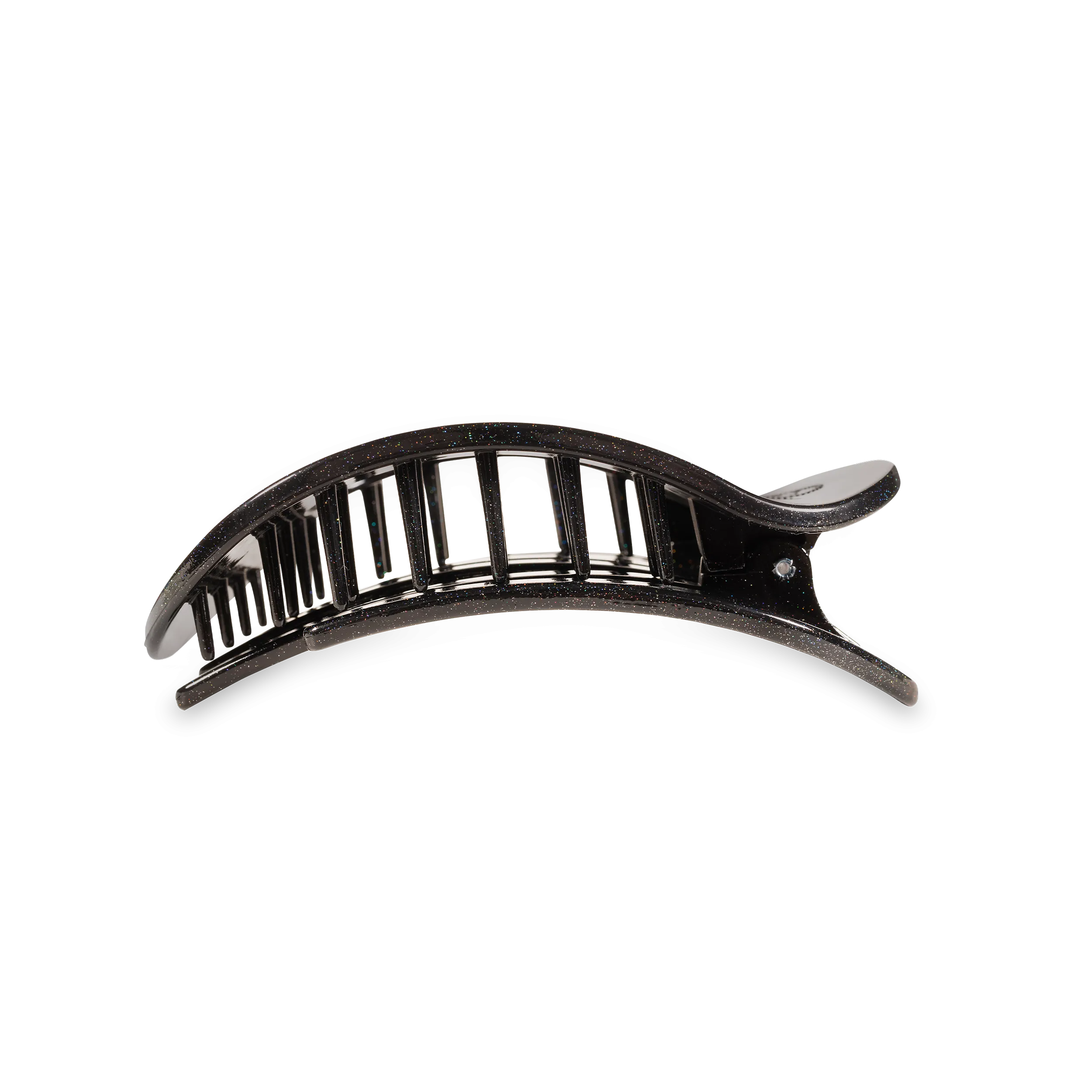 TELETIES - Round Flat Hair Clip | Medium | Midnight Magic