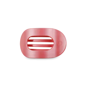 TELETIES - Round Flat Hair Clip | Small | Calming Coral