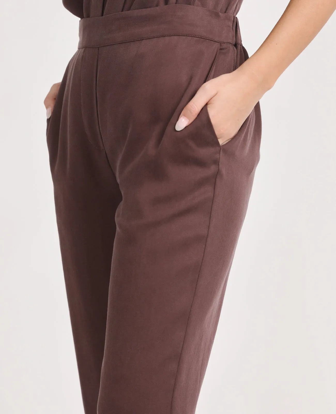 Tencel slouchy pant