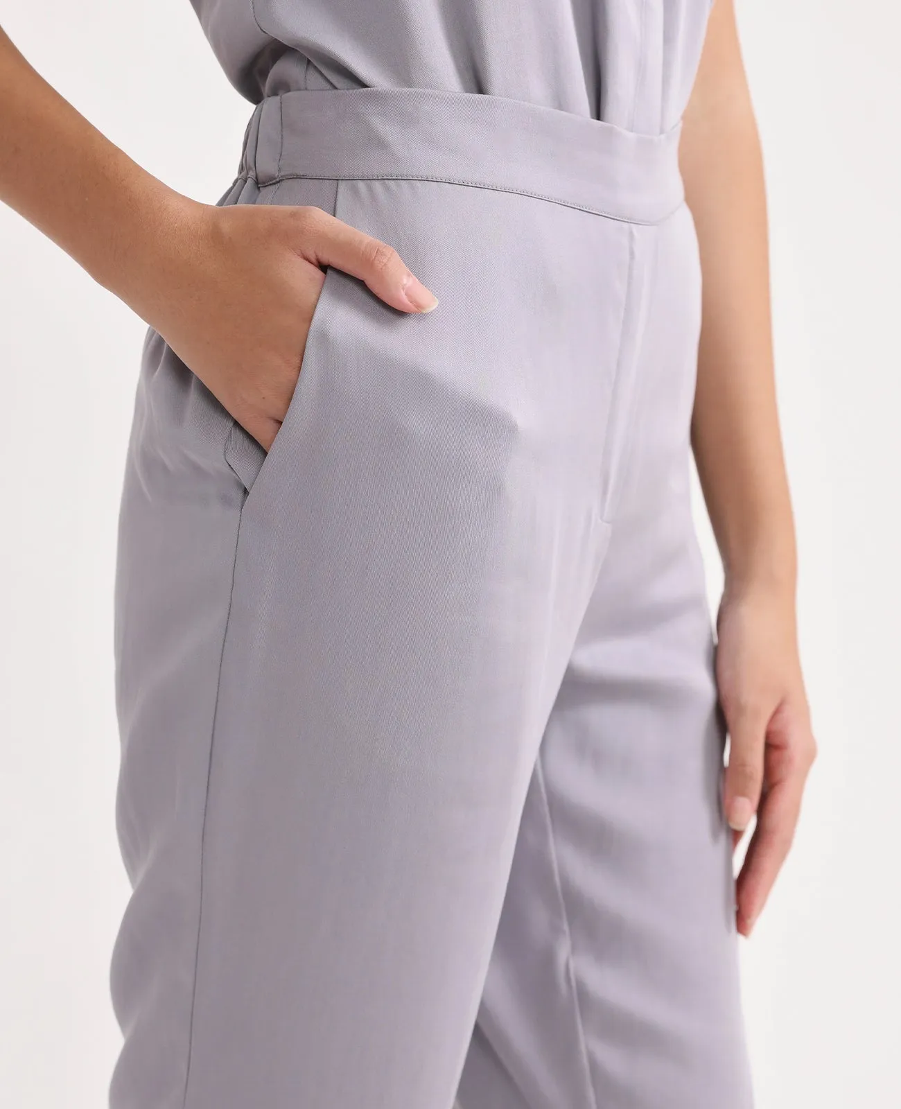 Tencel slouchy pant