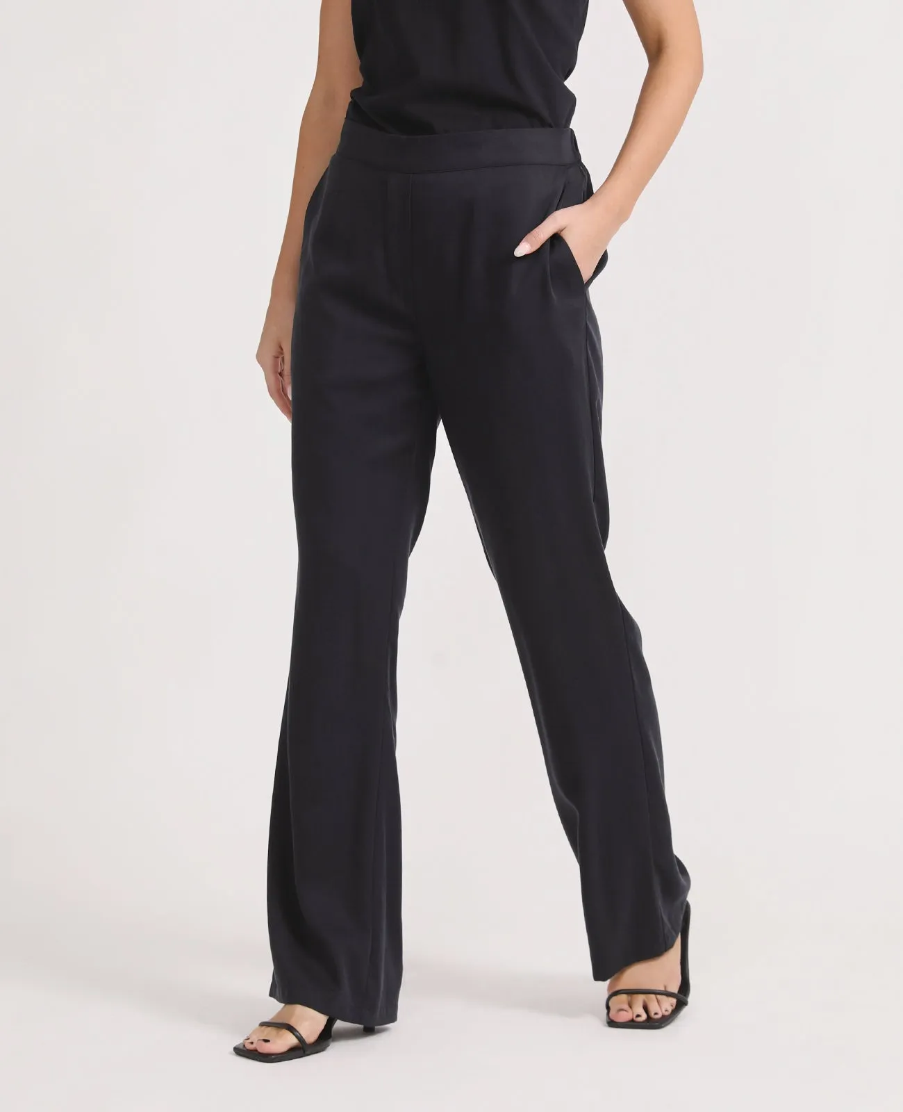 Tencel slouchy pant