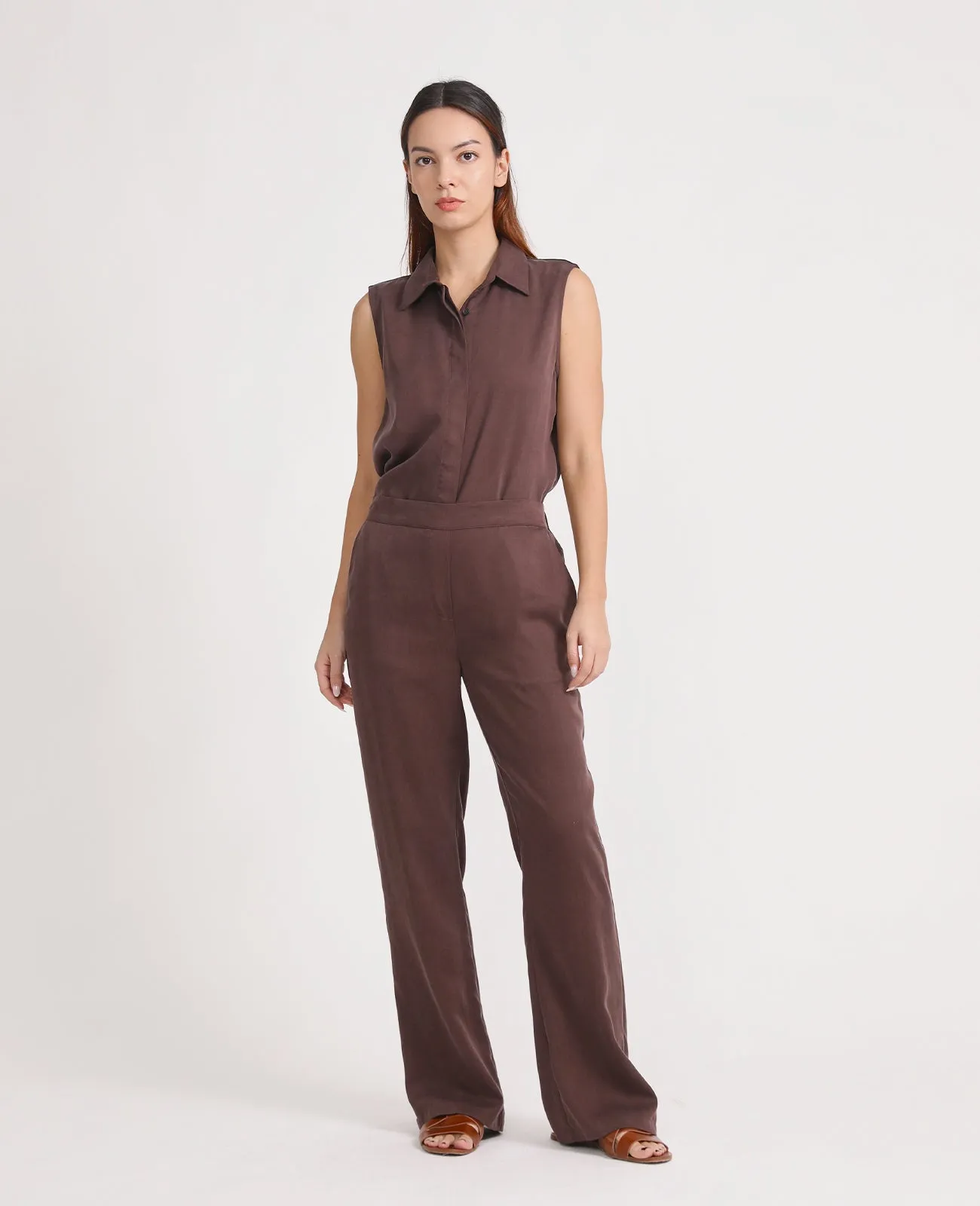 Tencel slouchy pant