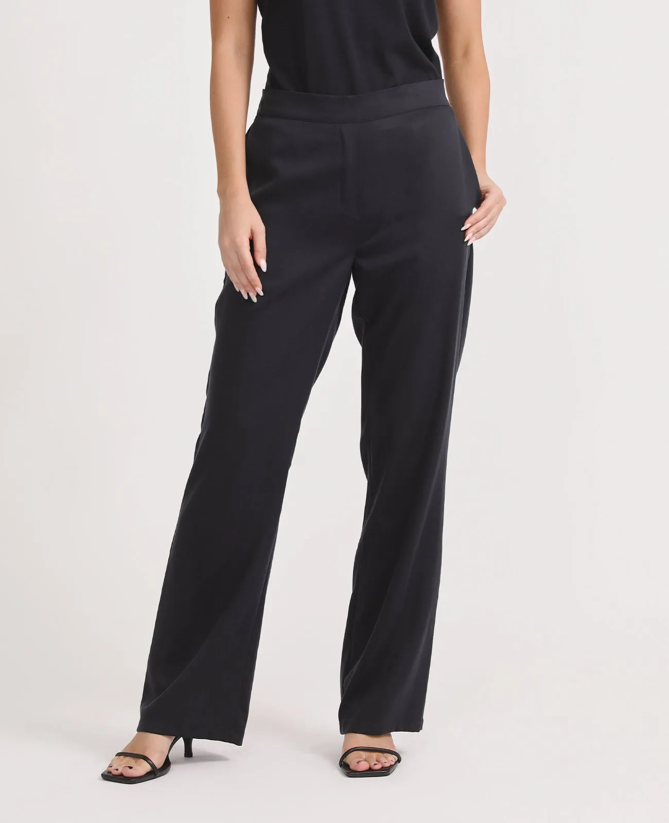 Tencel slouchy pant