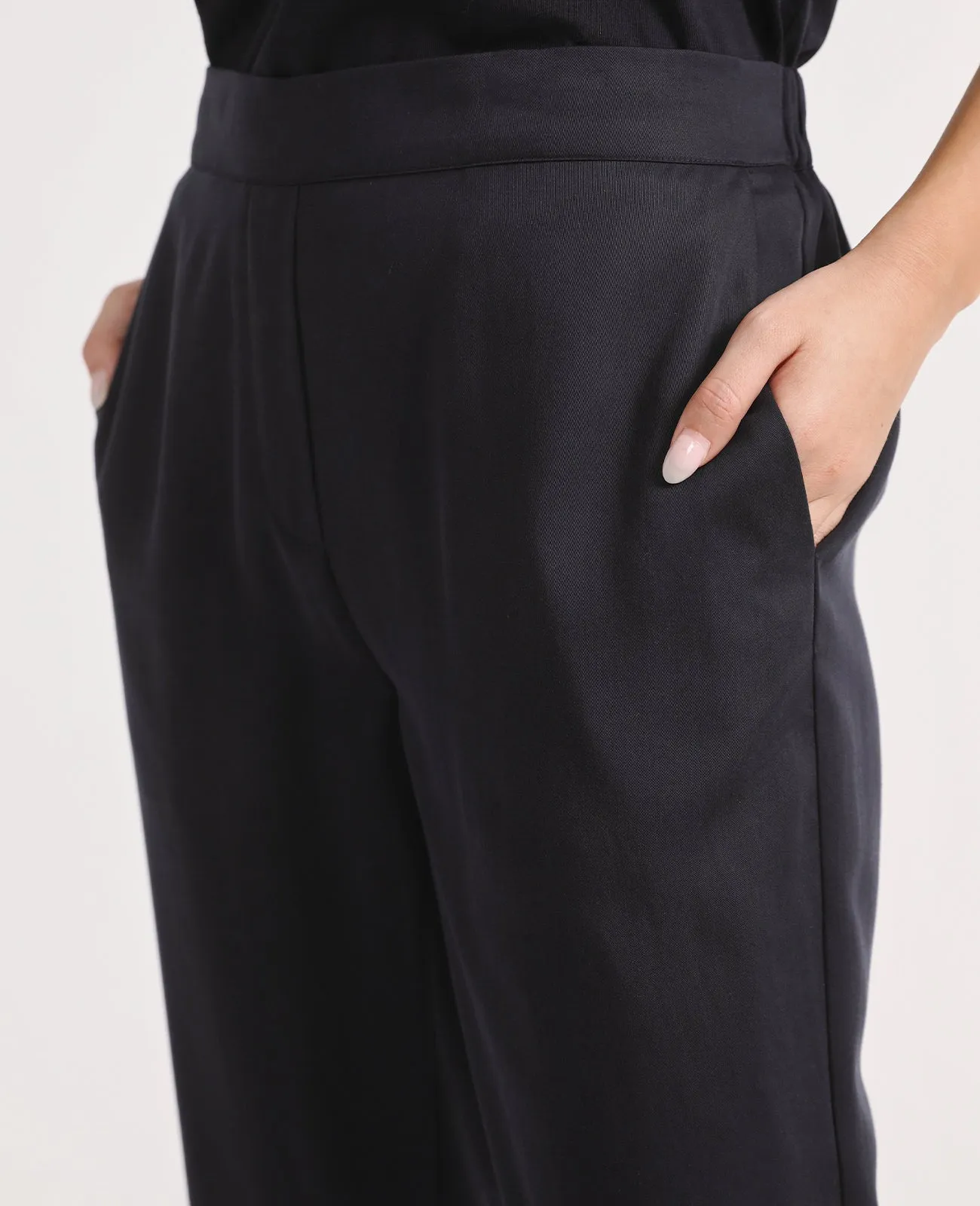 Tencel slouchy pant