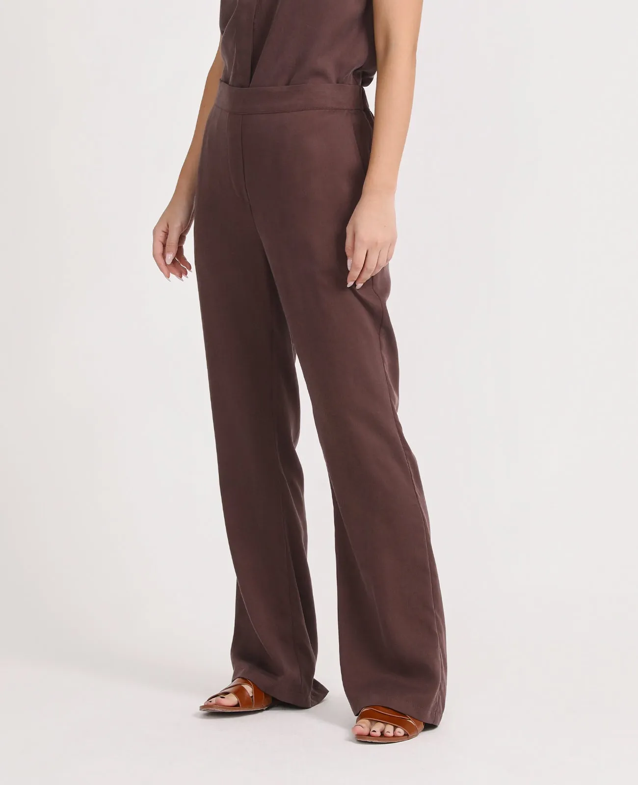 Tencel slouchy pant