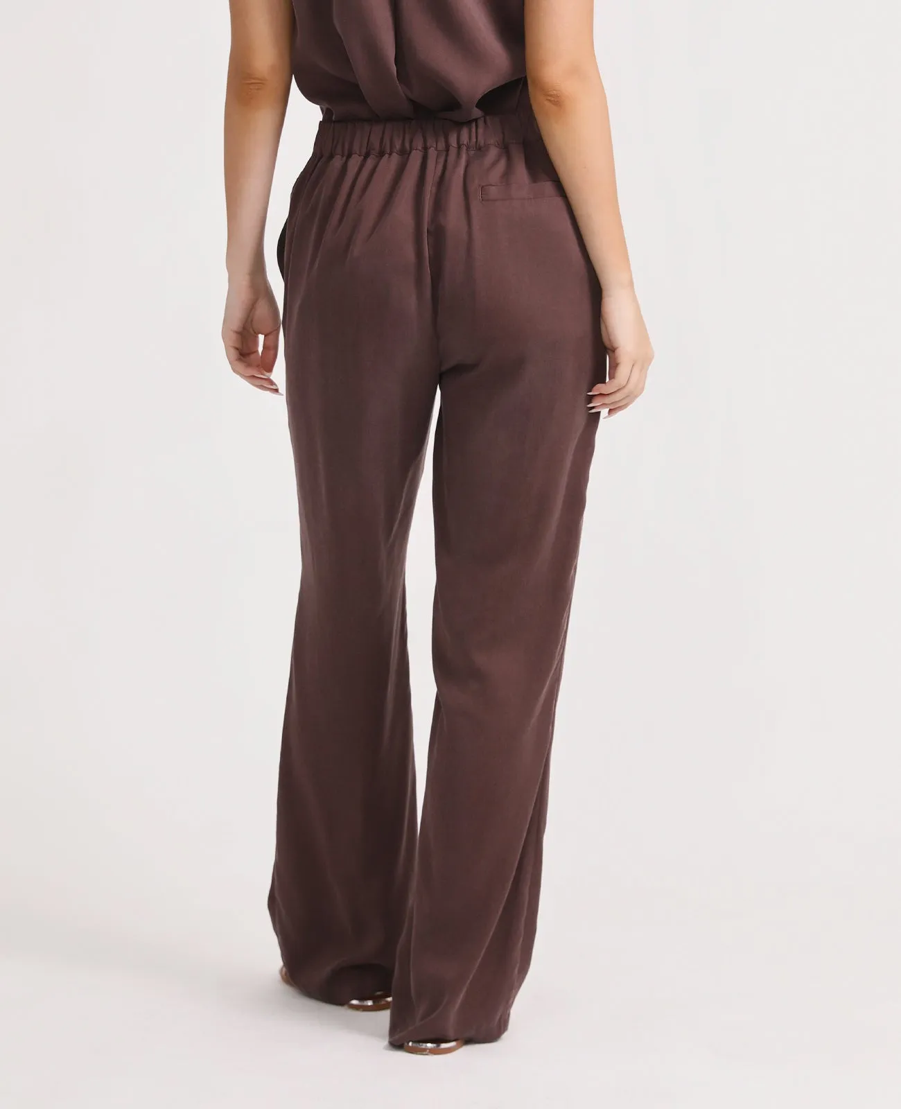 Tencel slouchy pant