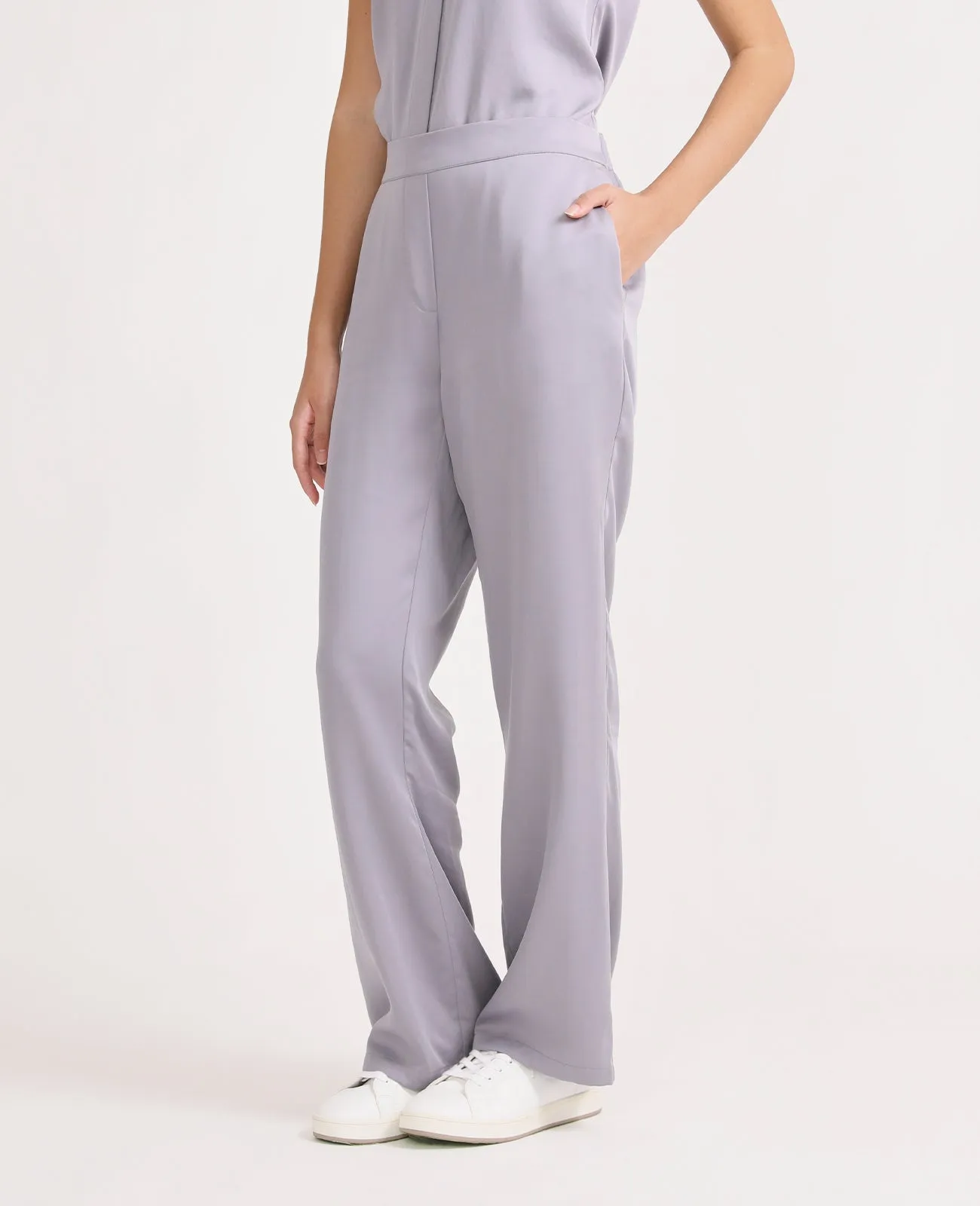 Tencel slouchy pant