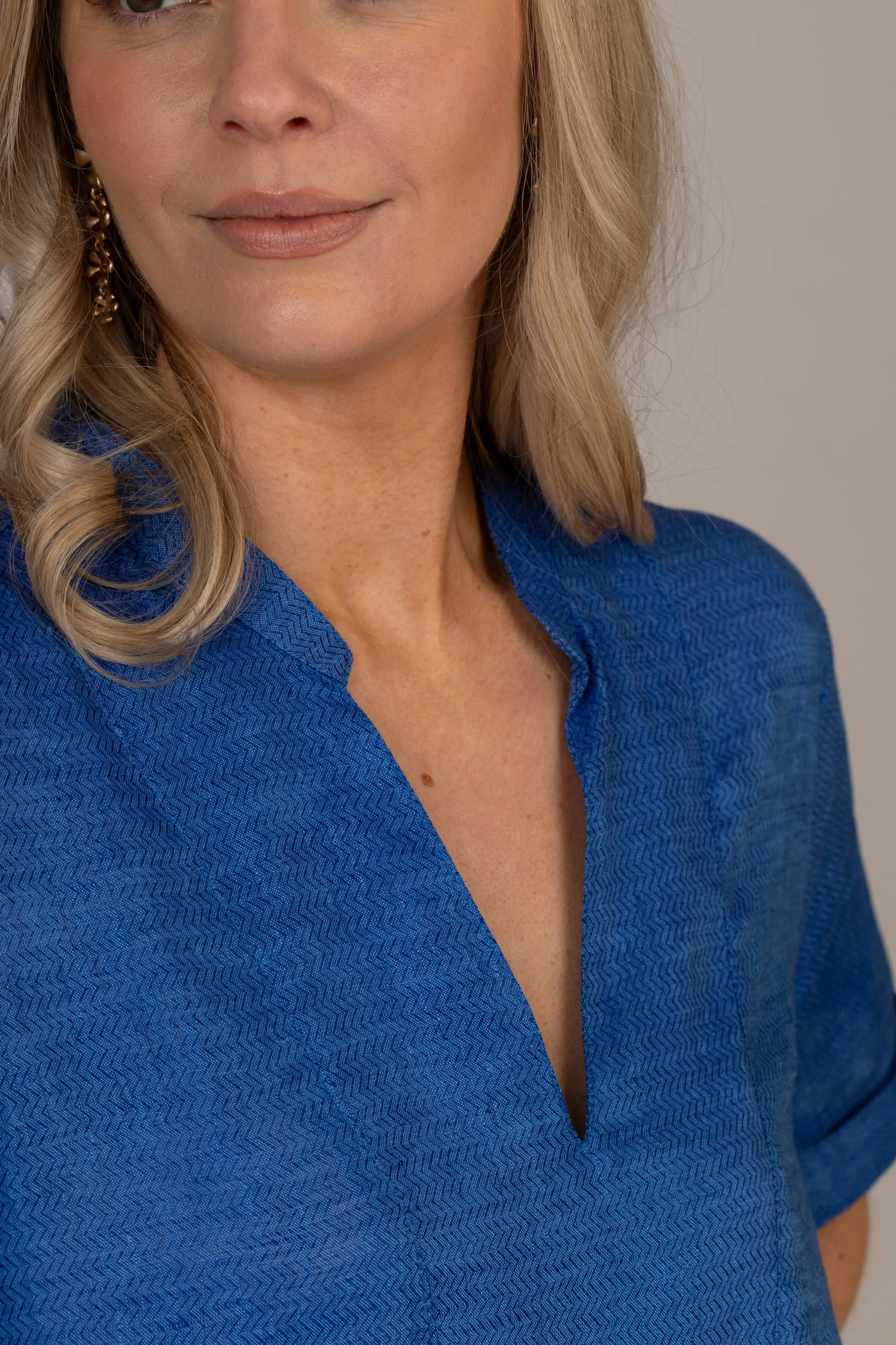 The Blue June Linen Dress | Sartoria Saracena