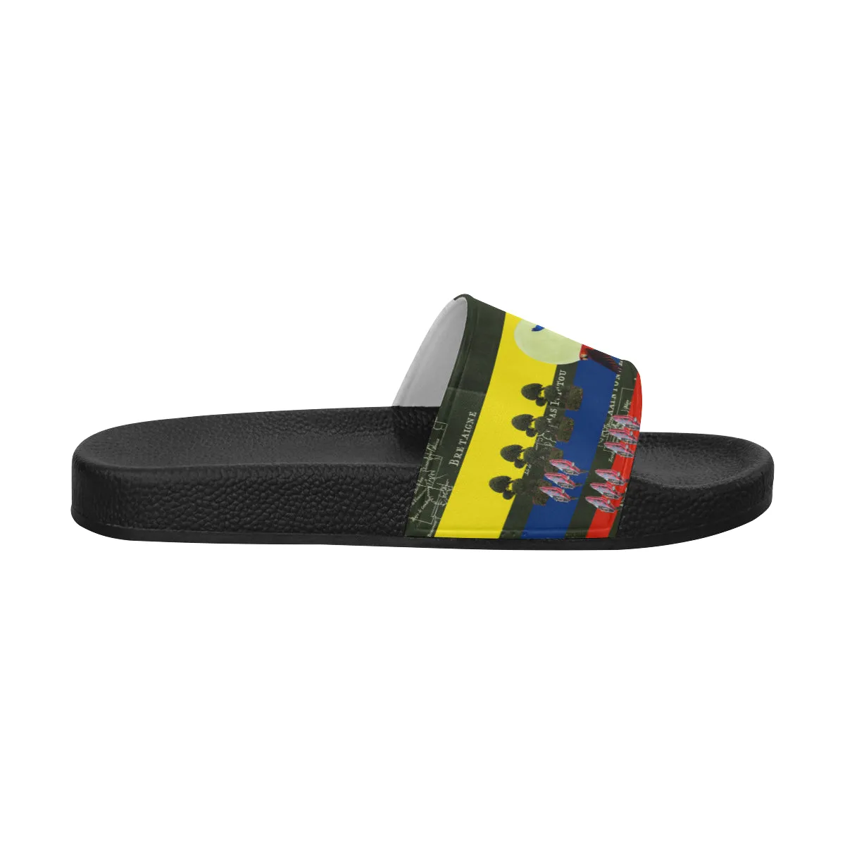 THE FLOWERS OF THE QUEEN Men's Printed Slides