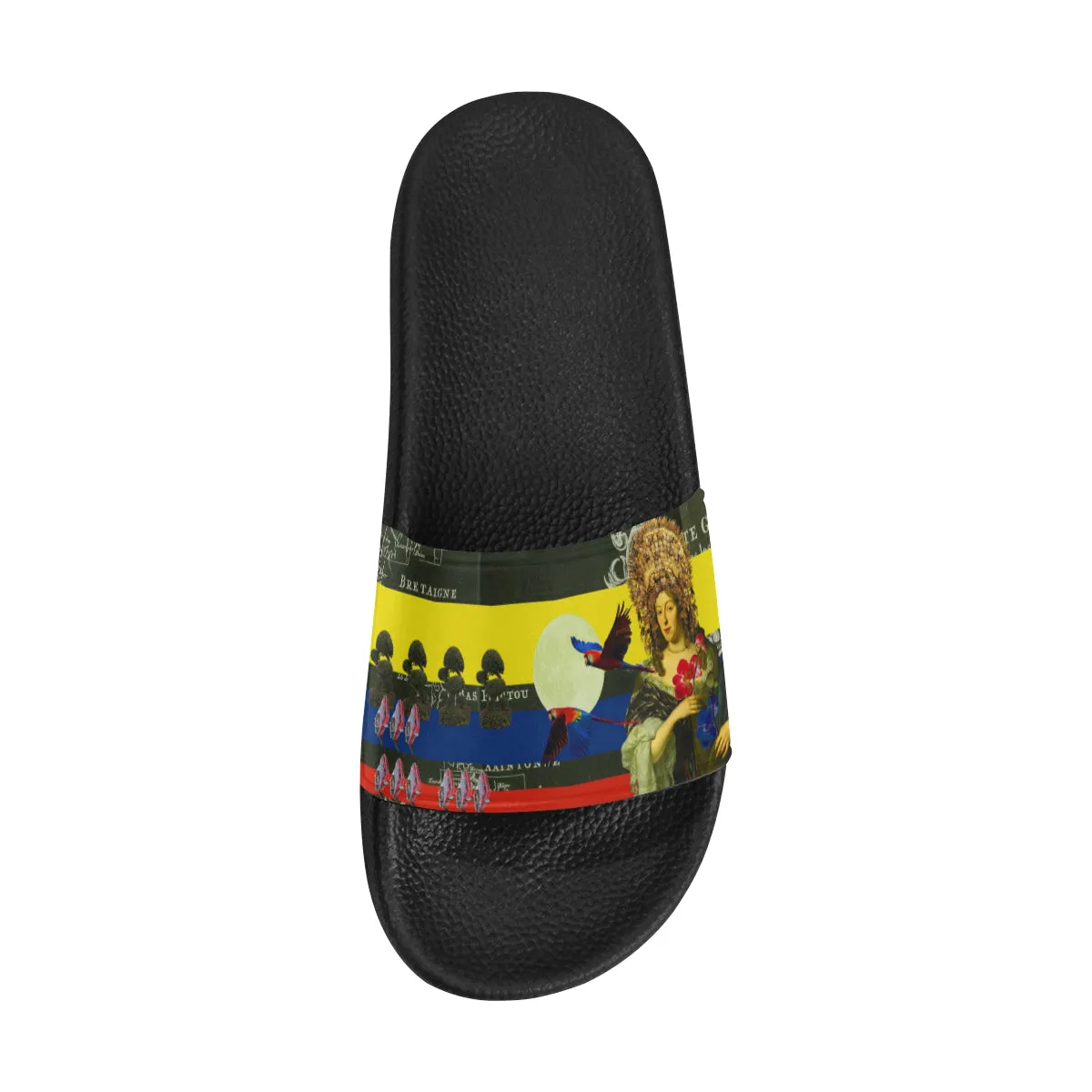 THE FLOWERS OF THE QUEEN Men's Printed Slides