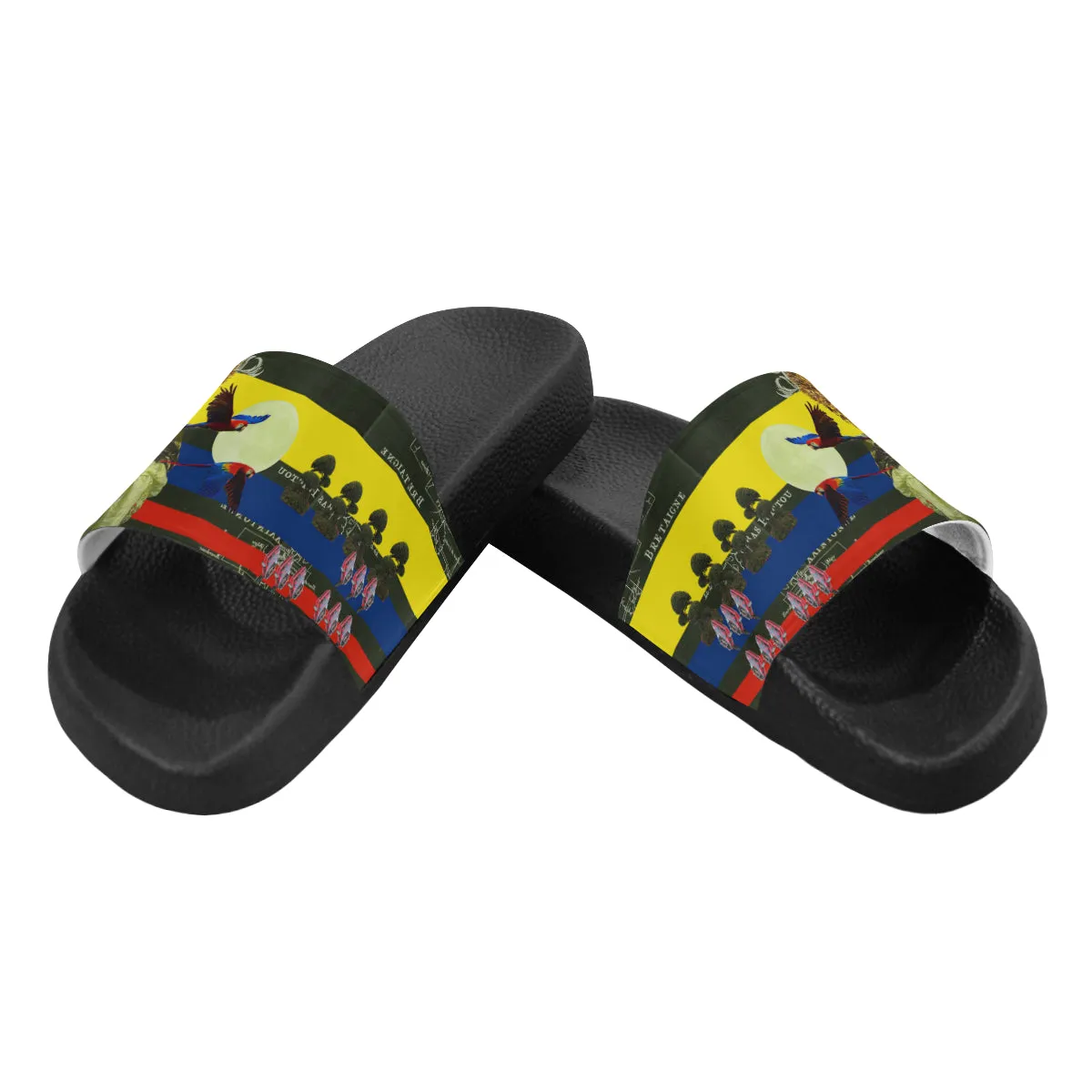 THE FLOWERS OF THE QUEEN Men's Printed Slides