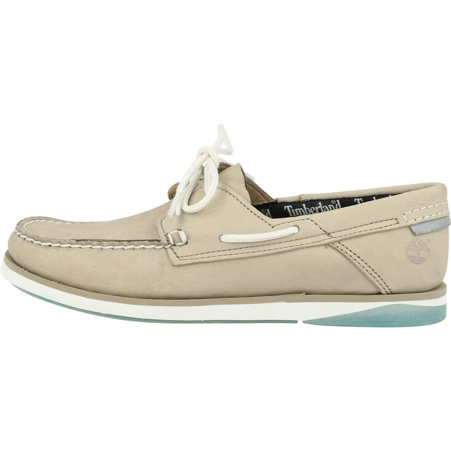 Timberland Atlantis Break Boat Shoe Light Taupe Nubuck 9.5 D (M)