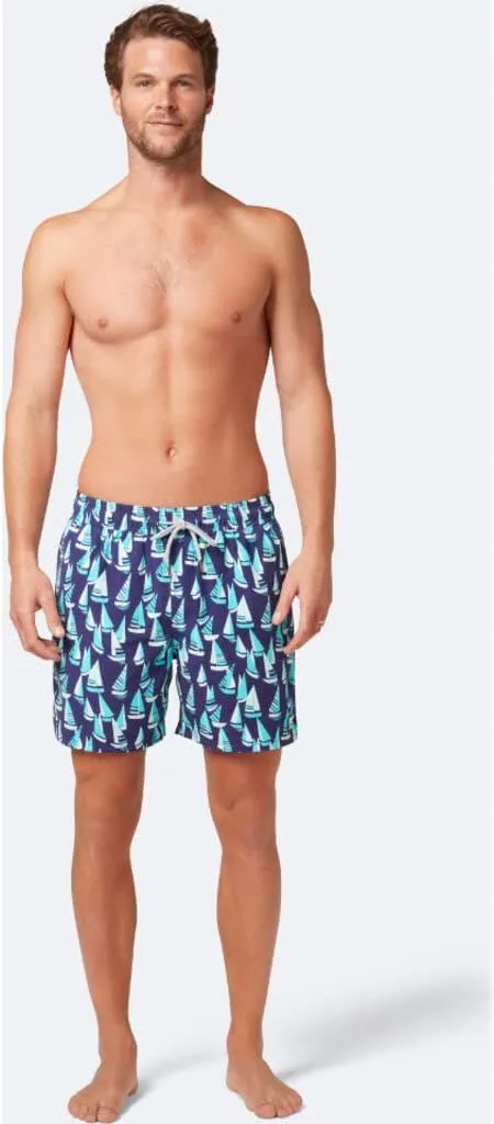 Tom & Teddy Men's Boats Swim Trunk