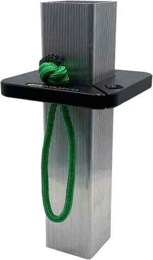 Tow-Behind Dock Storage - Keep Tubes Secure & Organized - No Drill Easy Install - Heavy Duty, UV & Rust Resistant - Made in USA- Fits a 2.5" Square Post
