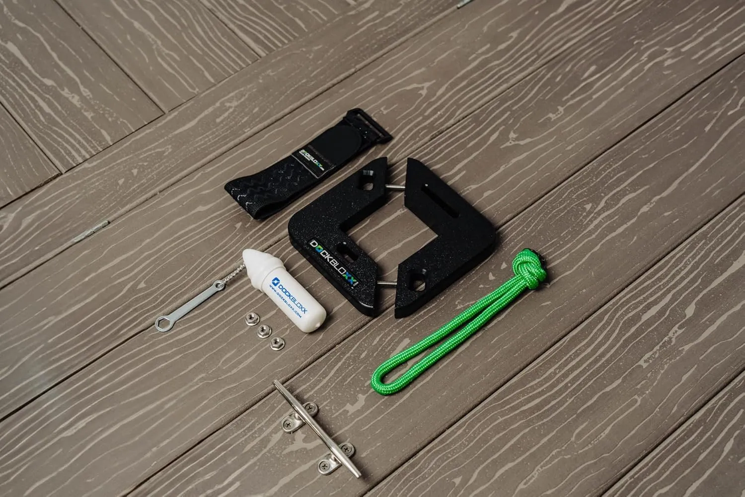 Tow-Behind Dock Storage - Keep Tubes Secure & Organized - No Drill Easy Install - Heavy Duty, UV & Rust Resistant - Made in USA- Fits a 2.5" Square Post