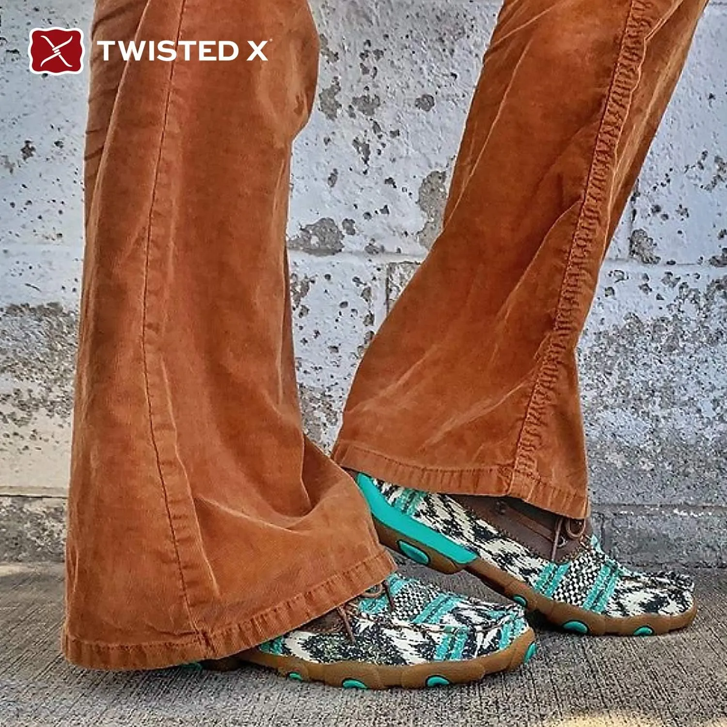 Twisted X Women's Boat Shoe Driving Moc, Moc Toe