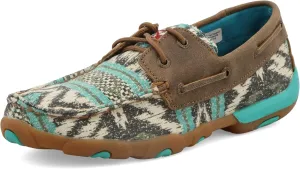 Twisted X Women's Boat Shoe Driving Moc, Moc Toe