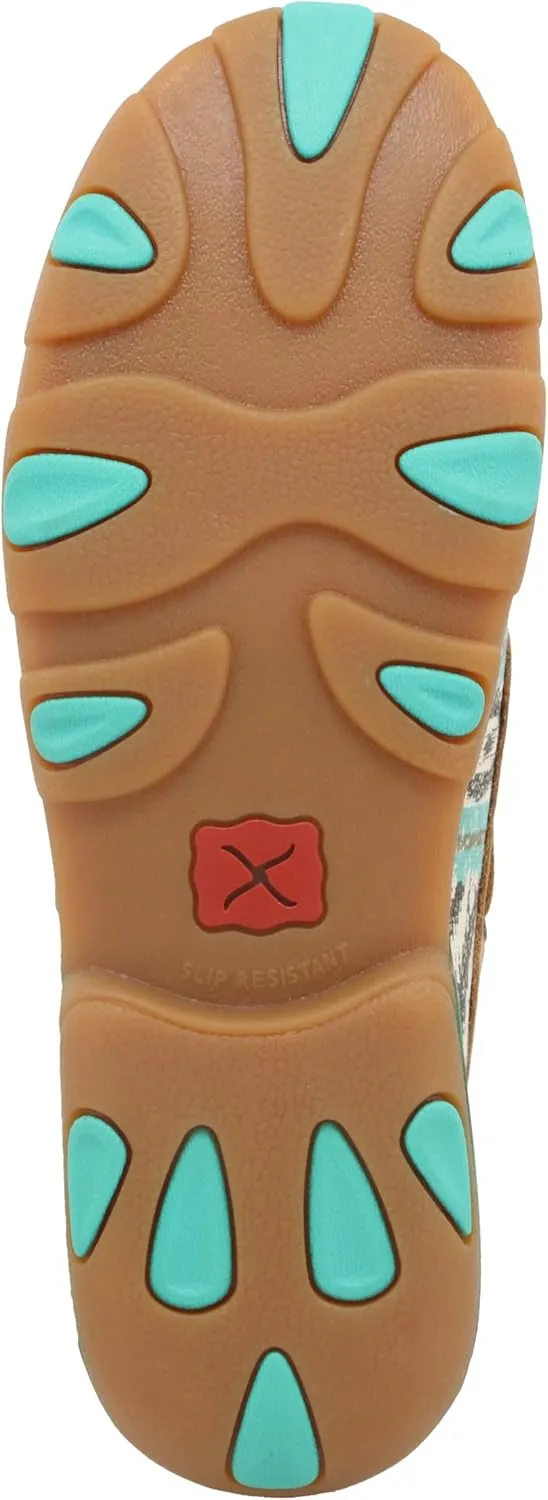 Twisted X Women's Boat Shoe Driving Moc, Moc Toe
