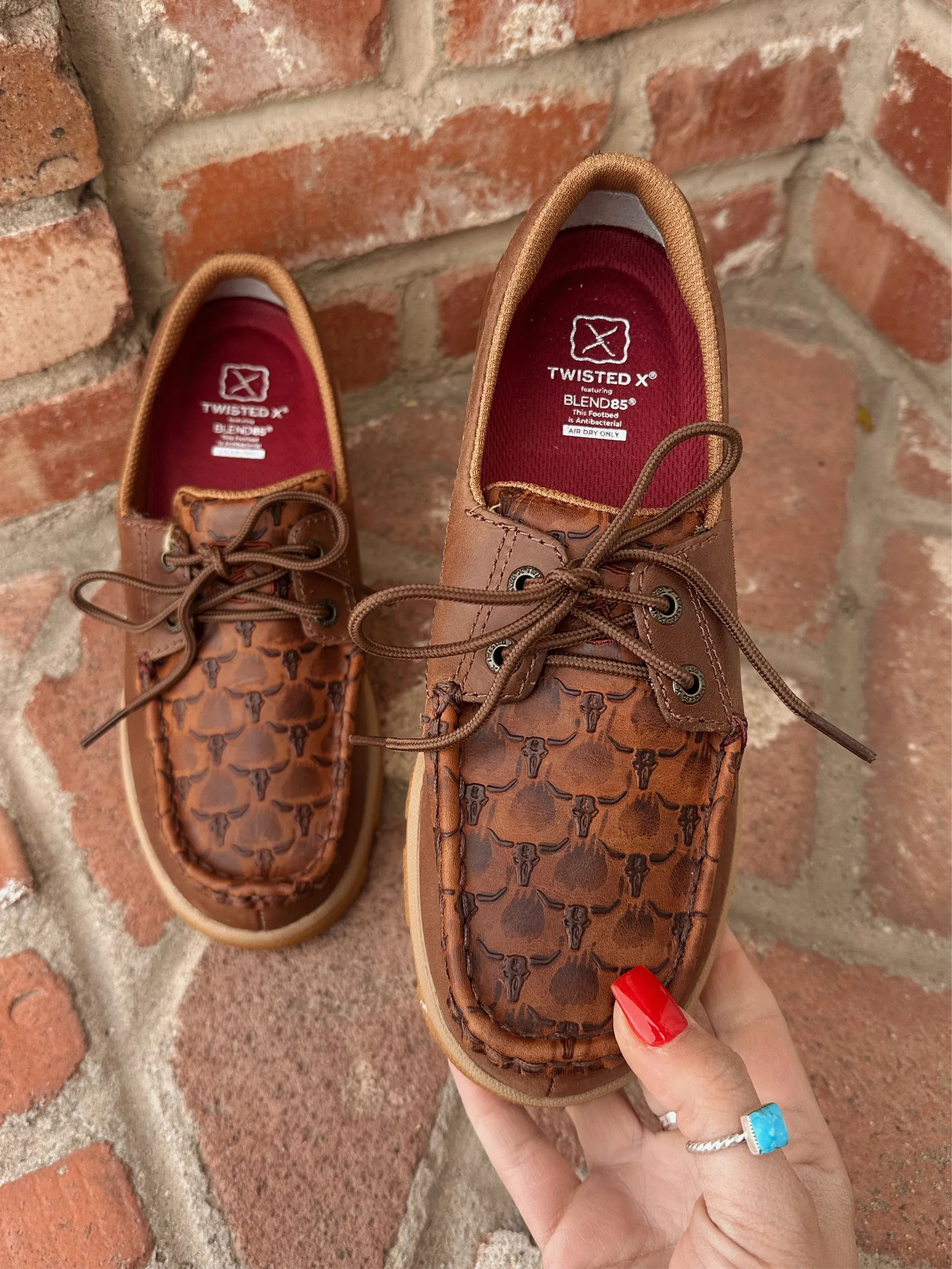Twisted X Women's Longhorn Driving Shoe