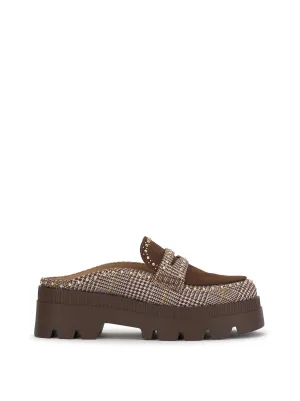 Uma Slip On Loafer in Blair Plaid