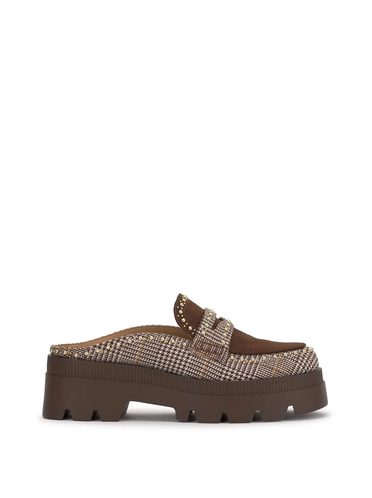 Uma Slip On Loafer in Blair Plaid