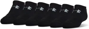 Under Armour Boy`s Charged Cotton 2.0 No Show Socks (6 Pack)
