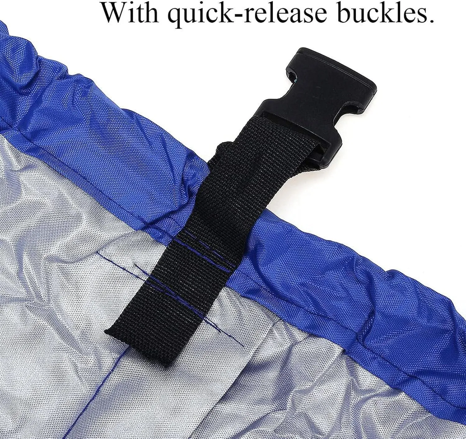 Universal Boat Cover for T-Top/Hard Top Boat, 420D Oxford Farbic Waterproof UV Resistant Large Size Trailerable Boat Cover,Blue,21~23ft: 883 x 550cm