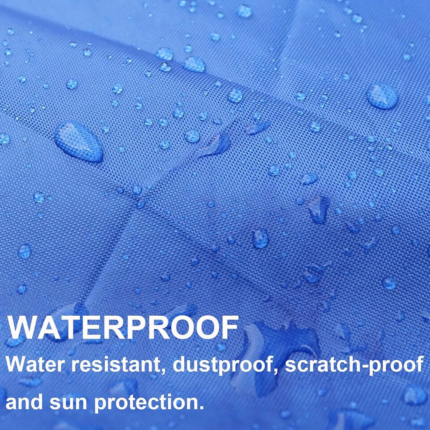 Universal Boat Cover for T-Top/Hard Top Boat, 420D Oxford Farbic Waterproof UV Resistant Large Size Trailerable Boat Cover,Blue,21~23ft: 883 x 550cm