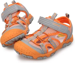 UOVO Boys Sandals Kids Sandals Hiking Athletic Closed-Toe Beach Summer Sandals for Boys Quick-Drying