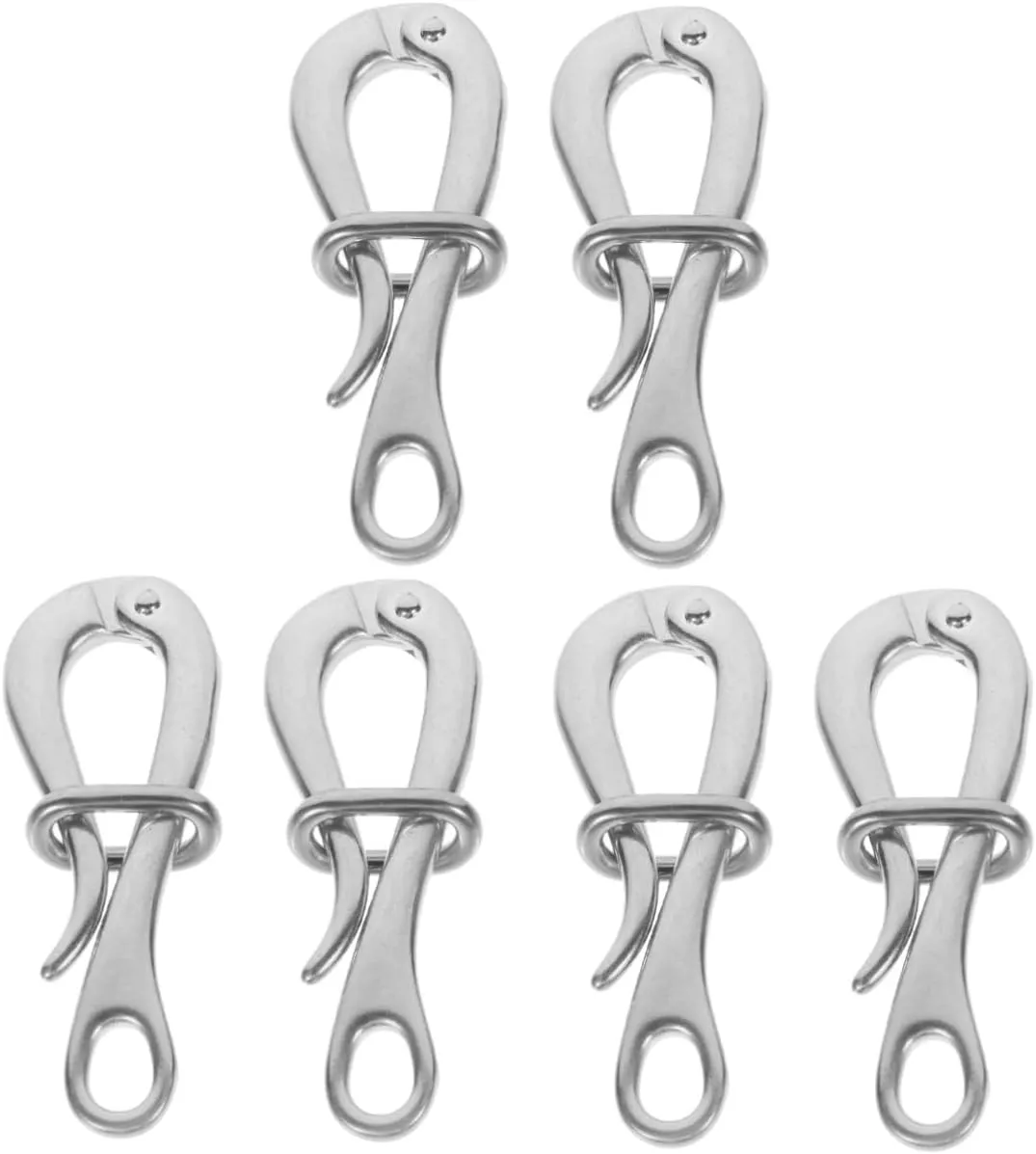 VANZACK 4 Pcs Quick Release Hook Boat Hooks Stainless Steel Hook Convenient Metal Hook Stainless Hook Metal Hook