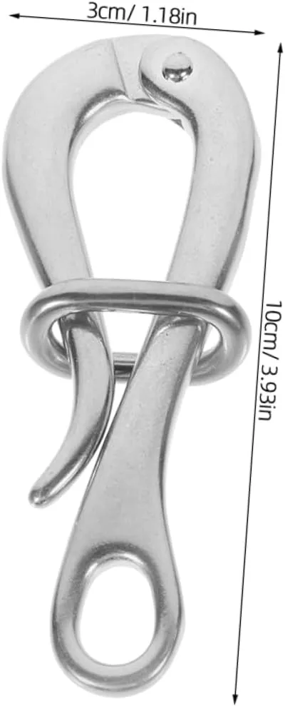 VANZACK 4 Pcs Quick Release Hook Boat Hooks Stainless Steel Hook Convenient Metal Hook Stainless Hook Metal Hook