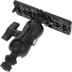 VICASKY Rotating Fish Detector Bracket Canoe Fish for Boat -Mount Fish Bracket Mounts Kayak Fish Finder Holder for Boat Plastic Fish Finder Holder Fish Finder Support Black